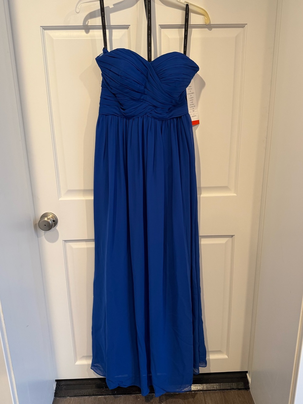 Beautiful Blue, New with Tags, Bill Levkoff Formal Evening Gown